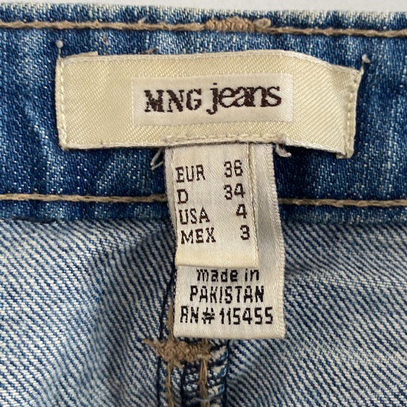 Mango jeans boot cut, light blue, thick materials - Picture 2 of 2